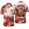 Kansas City Chiefs Red & Gold Eagle America 250 Hawaiian Shirt