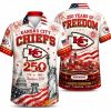 Kansas City Chiefs Black & Gold Eagle Hawaiian Shirt Kansas City Chiefs Black & Gold Eagle Hawaiian Shirt