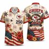Las Vegas Raiders Eagle & Flag America 250 Hawaiian Shirt Las Vegas Raiders Eagle & Flag America 250 Hawaiian Shirt