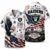 Las Vegas Raiders Vegas Skyline America 250 Hawaiian Shirt