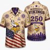 Minnesota Vikings Eagle & Liberty America 250 Hawaiian Shirt