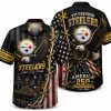 Pittsburgh Steelers Eagle & Flag America 250 Hawaiian Shirt