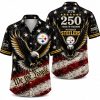 Pittsburgh Steelers Wave & Eagle America 250 Hawaiian Shirt