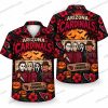 Arizona Cardinals Spooky Schnauzer Society Halloween Hawaiian Shirt