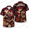 Arizona Cardinals Grim Reaper Pumpkin Orb Halloween Hawaiian Shirt Arizona Cardinals Grim Reaper Pumpkin Orb Halloween Hawaiian Shirt
