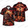 Atlanta Falcons Purple Reaper Statement Halloween Hawaiian Shirt Atlanta Falcons Purple Reaper Statement Halloween Hawaiian Shirt