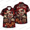 Atlanta Falcons First Day Halloween Creature Hawaiian Shirt Atlanta Falcons First Day Halloween Creature Hawaiian Shirt