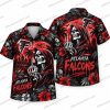 Atlanta Falcons Ghostface Hello Kitty Mashup Halloween Hawaiian Shirt Atlanta Falcons Ghostface Hello Kitty Mashup Halloween Hawaiian Shirt