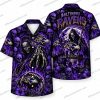 Baltimore Ravens Skeleton Fan Warmth Halloween Hawaiian Shirt Baltimore Ravens Skeleton Fan Warmth Halloween Hawaiian Shirt