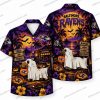 Baltimore Ravens Black Cat Knife What Halloween Hawaiian Shirt Baltimore Ravens Black Cat Knife What Halloween Hawaiian Shirt