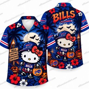 Buffalo Bills Hello Kitty Halloween Hawaiian Shirt