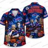 Buffalo Bills Horror Mask Team Repeat Halloween Hawaiian Shirt Buffalo Bills Horror Mask Team Repeat Halloween Hawaiian Shirt