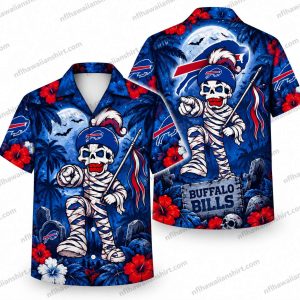 Buffalo Bills Mummy Football Halloween Hawaiian Shirt