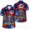 Buffalo Bills Grinning Pumpkin Moon Halloween Hawaiian Shirt Buffalo Bills Grinning Pumpkin Moon Halloween Hawaiian Shirt