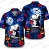 Buffalo Bills Skeleton Graveyard Football Halloween Hawaiian Shirt