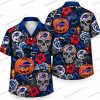 Buffalo Bills Ghostface Hello Kitty Mashup Halloween Hawaiian Shirt Buffalo Bills Ghostface Hello Kitty Mashup Halloween Hawaiian Shirt
