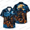 Carolina Panthers Killer Clown Carnival Halloween Hawaiian Shirt