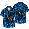 Carolina Panthers Purple Reaper Statement Halloween Hawaiian Shirt