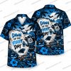 Carolina Panthers First Day Halloween Creature Hawaiian Shirt Carolina Panthers First Day Halloween Creature Hawaiian Shirt