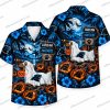 Carolina Panthers Grim Reaper Panther Orb Halloween Hawaiian Shirt