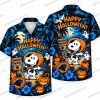 Carolina Panthers Living Dead Football Ensemble Halloween Hawaiian Shirt Carolina Panthers Living Dead Football Ensemble Halloween Hawaiian Shirt