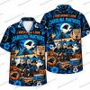 Carolina Panthers Costumed Dog Halloween Gathering Hawaiian Shirt