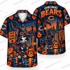 Chicago Bears Masked Graveyard Halloween Hawaiian Shirt Chicago Bears Masked Graveyard Halloween Hawaiian Shirt