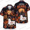Chicago Bears Horror Team Ensemble Halloween Hawaiian Shirt