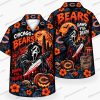 Chicago Bears Tattoo Icon Repeat Halloween Hawaiian Shirt Chicago Bears Tattoo Icon Repeat Halloween Hawaiian Shirt