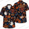 Chicago Bears Jack Skellington Football Halloween Hawaiian Shirt