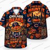 Chicago Bears Sugar Skull Halloween Hawaiian Shirt Chicago Bears Sugar Skull Halloween Hawaiian Shirt