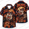 Chicago Bears Summerween Horror Ensemble Halloween Hawaiian Shirt Chicago Bears Summerween Horror Ensemble Halloween Hawaiian Shirt