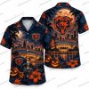 Chicago Bears Wednesday Ghost Costume Halloween Hawaiian Shirt Chicago Bears Wednesday Ghost Costume Halloween Hawaiian Shirt