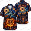 Chicago Bears Skeleton Jacked Halloween Hawaiian Shirt Chicago Bears Skeleton Jacked Halloween Hawaiian Shirt