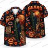 Chicago Bears Snoopy Pumpkin Stack Halloween Hawaiian Shirt