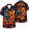 Chicago Bears Ghost Dog Graveyard Halloween Hawaiian Shirt Chicago Bears Ghost Dog Graveyard Halloween Hawaiian Shirt