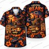Chicago Bears Ghostface Scary Movie Halloween Hawaiian Shirt