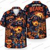 Chicago Bears Reaper Haunted Stadium Halloween Hawaiian Shirt Chicago Bears Reaper Haunted Stadium Halloween Hawaiian Shirt