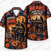 Chicago Bears Ghostface Team Scream Halloween Hawaiian Shirt Chicago Bears Ghostface Team Scream Halloween Hawaiian Shirt