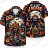 Chicago Bears Pumpkin Face Halloween Hawaiian Shirt Chicago Bears Pumpkin Face Halloween Hawaiian Shirt