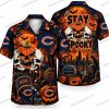 Chicago Bears Horror Team Ensemble Halloween Hawaiian Shirt