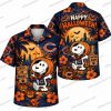 Chicago Bears Pumpkin Graveyard Halloween Hawaiian Shirt Chicago Bears Pumpkin Graveyard Halloween Hawaiian Shirt