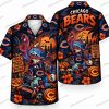 Chicago Bears Monster Bear Halloween Hawaiian Shirt Chicago Bears Monster Bear Halloween Hawaiian Shirt