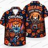 Chicago Bears Mascot Haunted Stadium Halloween Hawaiian Shirt