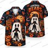 Chicago Bears Slasher Brothers Ensemble Halloween Hawaiian Shirt