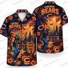 Chicago Bears Pumpkin Bears Halloween Hawaiian Shirt Chicago Bears Pumpkin Bears Halloween Hawaiian Shirt
