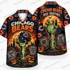 Chicago Bears Pumpkin Fan Night Halloween Hawaiian Shirt