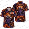 Cleveland Browns Ghostface Chainsaw Halloween Hawaiian Shirt Cleveland Browns Ghostface Chainsaw Halloween Hawaiian Shirt