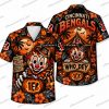 Cincinnati Bengals Grim Reaper Flaming Orb Halloween Hawaiian Shirt Cincinnati Bengals Grim Reaper Flaming Orb Halloween Hawaiian Shirt