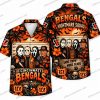 Cincinnati Bengals Snoopy Pumpkin Halloween Hawaiian Shirt